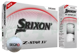 Logo Printed Srixon Z-Star XV Pure White Golf Balls | Best4Balls