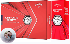 Personalised Chrome Soft Golf Ball from Callaway  | Best4Balls