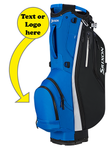 Srixon personalised blue white black premium stand bag | Best4Balls