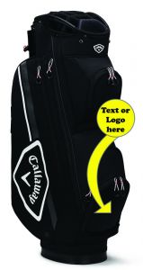 Callaway Black personalised Chev 14+ cart bag | Best4Balls