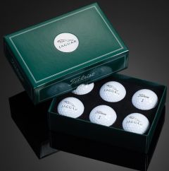 Titleist Dome Label 6-Ball Box