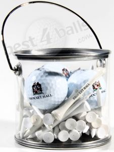 Wilson Ultra 3 Ball Gift Tin with TeesWooden Tees Gift Tin White | Best4Balls