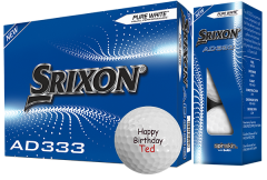 Srixon AD333 personalised golf balls | Best4Balls
