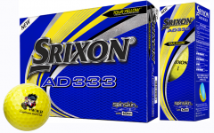 AD333 Tour Yellow personalised golf balls from Best4Balls