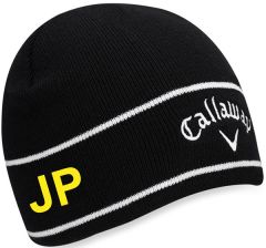 Personalised Callaway Black Beanie Hat | Best4Balls