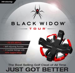 Black Widow Tour Golf Studs - Metal