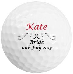 Bride Personalised Golf Balls | Best4Balls