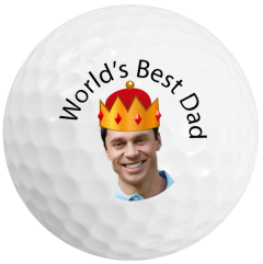 World's Best Dad Personalised Golf Balls | Best4Balls