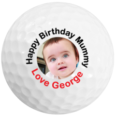 Happy Birthday Mummy Personalised Golf Balls | Best4Balls