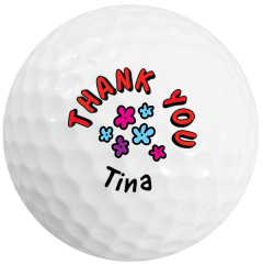 Personalised Thank You golf balls |  Best4Balls