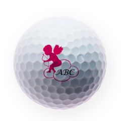 Cherub with Initials Personalised Golf Balls from Best4Balls