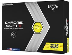 Callaway Chrome Soft X Triple Track Yellow golf balls | Best4Balls