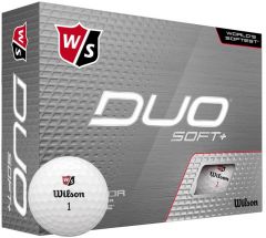 Wilson Duo Soft+ Logo Printed Golf Balls | Best4Balls