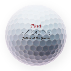 Father of the Groom Personalised Golf Balls | Best4Balls