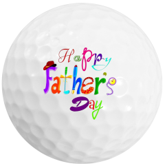 Happy Fathers Day Printed Golf Balls | Best4Balls
