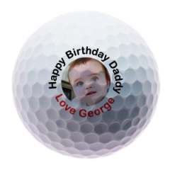 Happy Birthday Daddy Personalised Golf Balls | Best4Balls