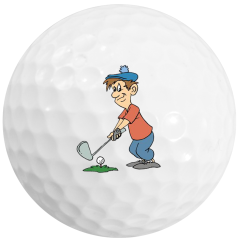 Iron Shot Printed Golf Balls | Best4Balls
