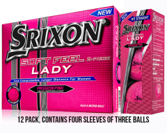 Srixon Personalised Lady Soft-Feel Golf Balls | Best4Balls