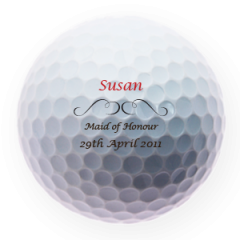 Maid of Honour/Bridesmaid Personalised Golf Balls | Best4Balls
