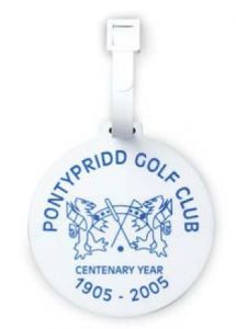 Printed Golf Bag Tag - Plastic