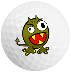Monster Printed Golf Balls | Best4Balls