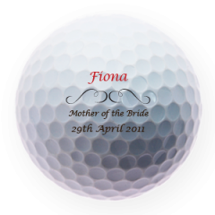 Mother of the Bride Personalised Golf Balls | Best4Balls