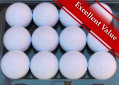 White Non-Branded Logo Printed Golf Balls | Best4Balls