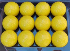 Personalised Non-Branded Yellow golf balls | Best4Balls