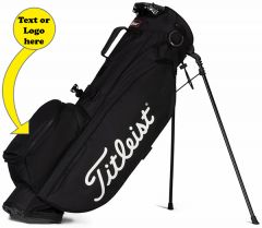 Black Titleist Players 4 stand bag Personalised