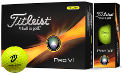 Logo Printed Titleist Pro V1 Yellow golf balls | Best4Balls