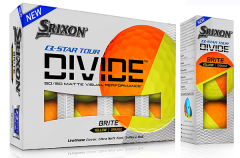 Personalised Srixon Q Star Divide Yellow/Orange golf balls | Best4Balls