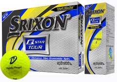Srixon Q Star Yellow logo golf balls | Best4Balls