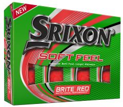 Personalised Srixon Soft Feel Red golf balls | Best4Balls