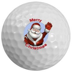 Christmas Santa Claus Father Christmas Holiday Golf Ball | Best4Balls
