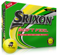 Personalised Srixon Soft-Feel Yellow Golf Balls | Best4Balls