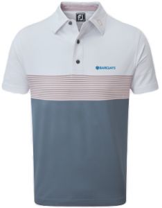 Footjoy Colour Block Pique logo golf shirt