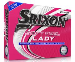 Srixon Lady Soft-Feel White Logo Over run golf balls | Best4Balls