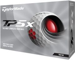TaylorMade TP5x White Logo Over run golf balls | Best4Balls