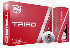 Personalised Wilson Staff Triad golf balls | Best4Balls