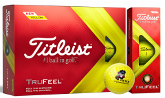 Personalised Titleist TruFeel Yellow golf balls | Best4Balls