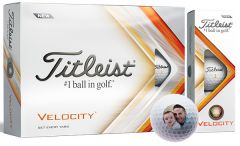 Personalised Titleist Velocity golf balls | Best4Balls