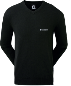 FootJoy wool blend V-Neck logo embroidered sweater | Best4Balls