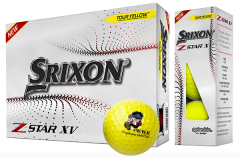 Personalised Srixon Z Star XV Tour Yellow golf balls | Best4Balls