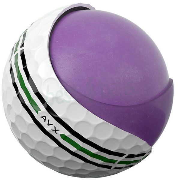12 ball pack Titleist AVX AIM 360 white golf balls | Best4Balls