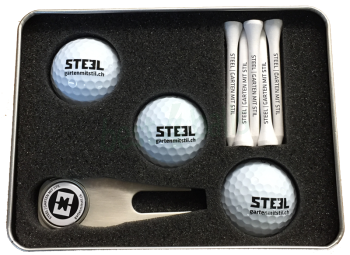 Zoom Three Ball Golf Gift Sets and Personalised balls