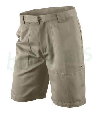 Golf Clothing Golf Shorts Nike Shorts Nike Flat Front Groove Golf Shorts Khaki