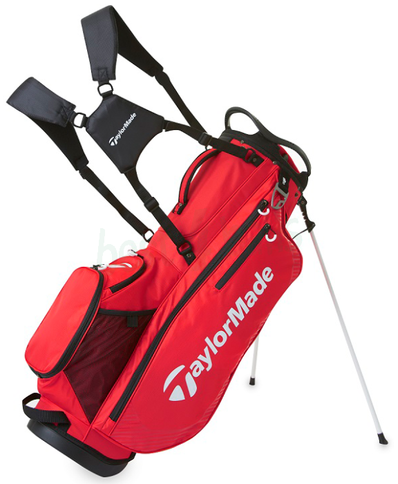 Personalised TaylorMade Pro Stand Bag in red, no minimum order