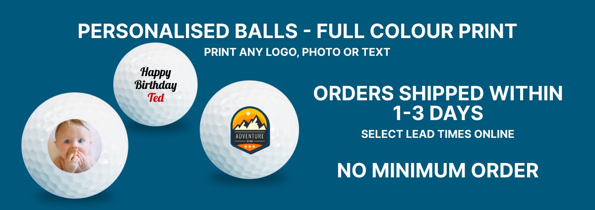 Personalised Full Colour Golf Balls