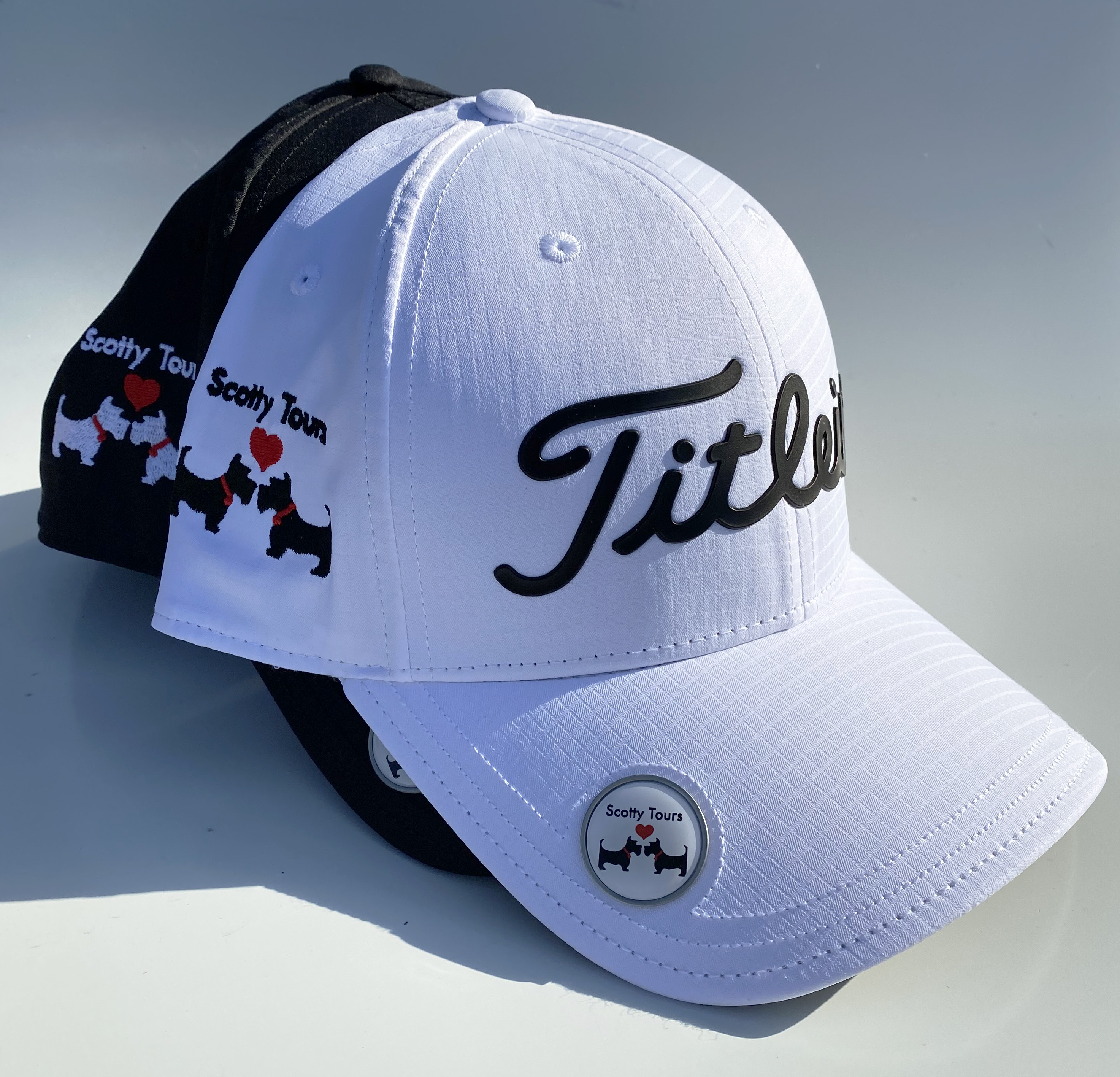 Titleist golf cap with embroidered logo and ball marker