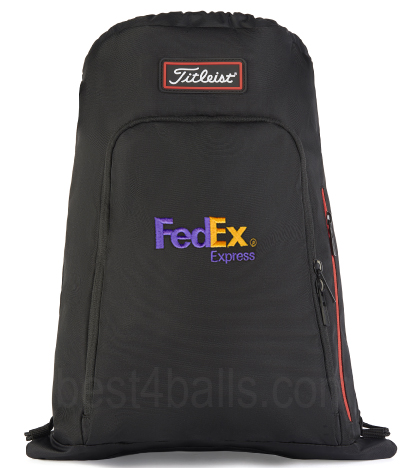 Titleist sackpack embroidered with logo
